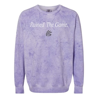 Ruined The Game Colorblast Crewneck Sweatshirt