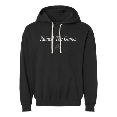 Ruined The Game Garment-Dyed Fleece Hoodie