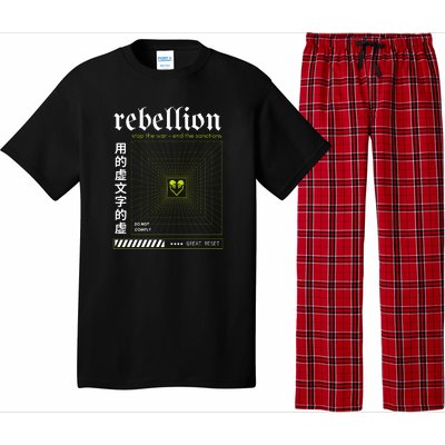 Resist The Great Reset Conservative NWO Pajama Set