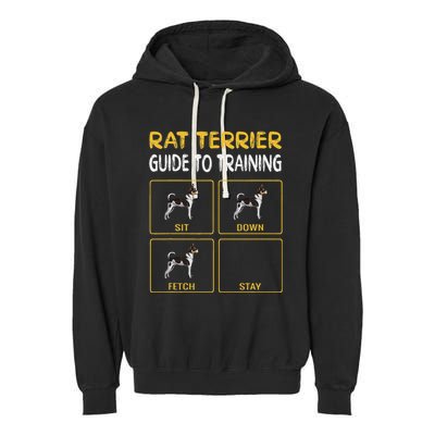 Rat Terrier Guide To Training Dog Obedience Garment-Dyed Fleece Hoodie