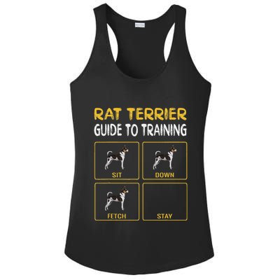 Rat Terrier Guide To Training Dog Obedience Ladies PosiCharge Competitor Racerback Tank