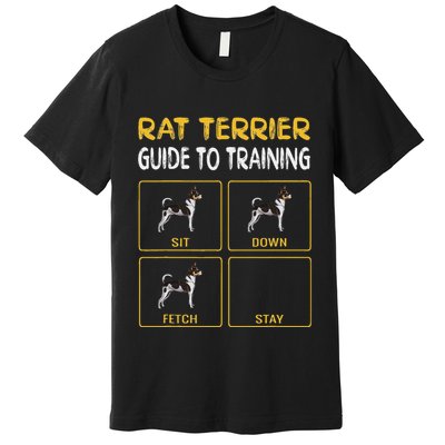 Rat Terrier Guide To Training Dog Obedience Premium T-Shirt