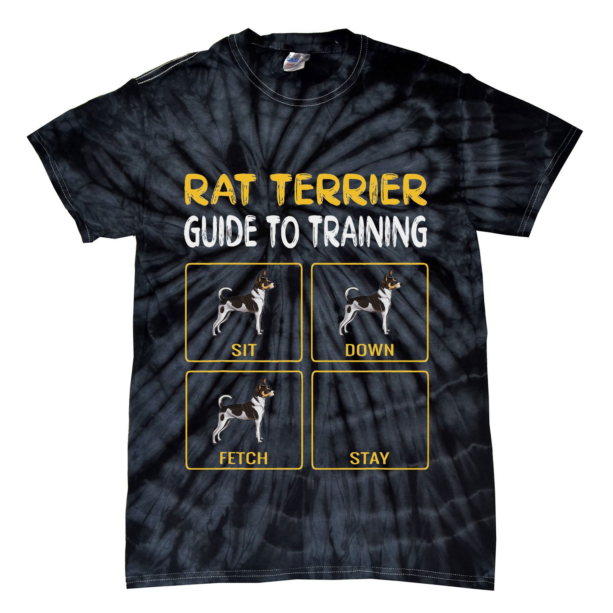 Rat Terrier Guide To Training Dog Obedience Tie-Dye T-Shirt