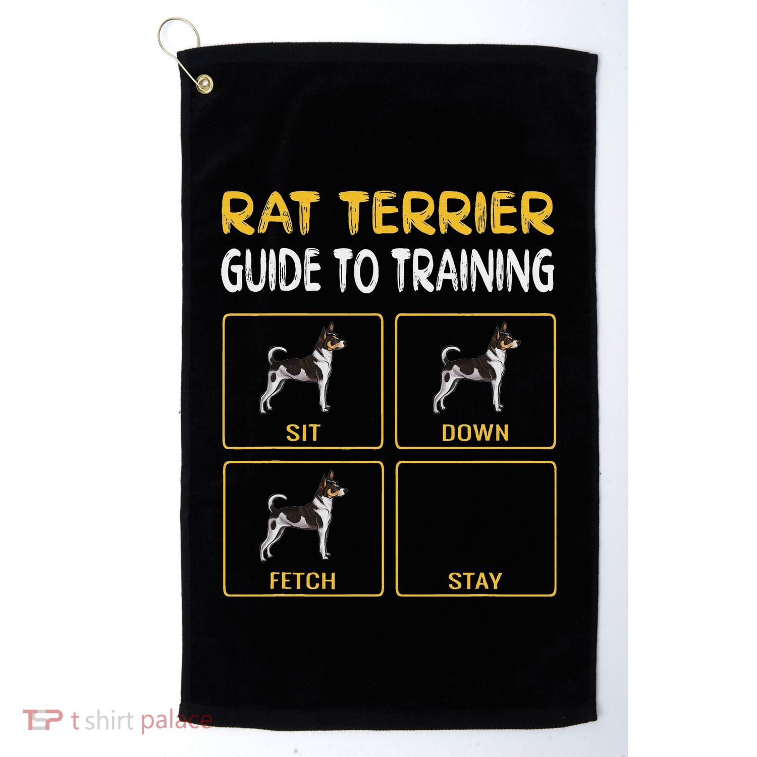 Rat Terrier Guide To Training Dog Obedience Golf Towel