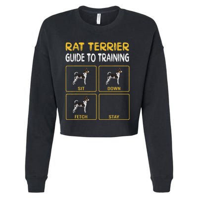 Rat Terrier Guide To Training Dog Obedience Cropped Pullover Crew