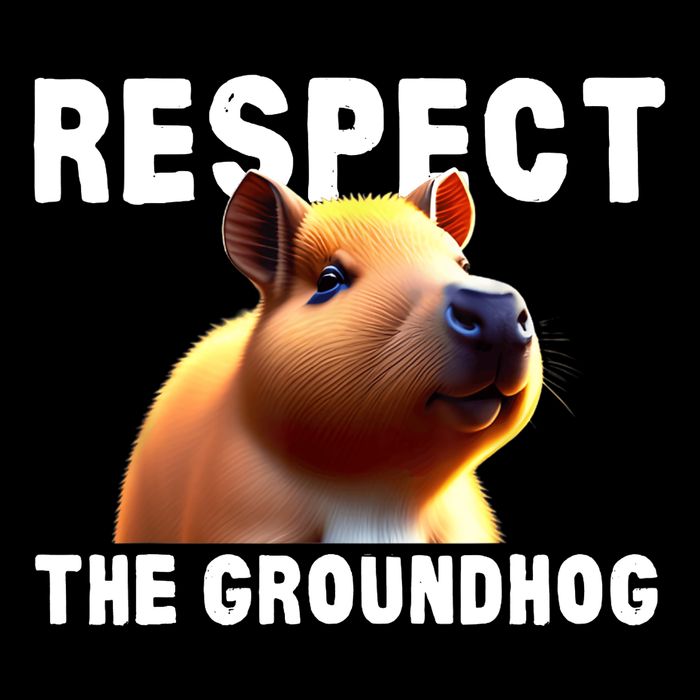 Respect The Groundhog GroundHog Day Wool Snapback Cap