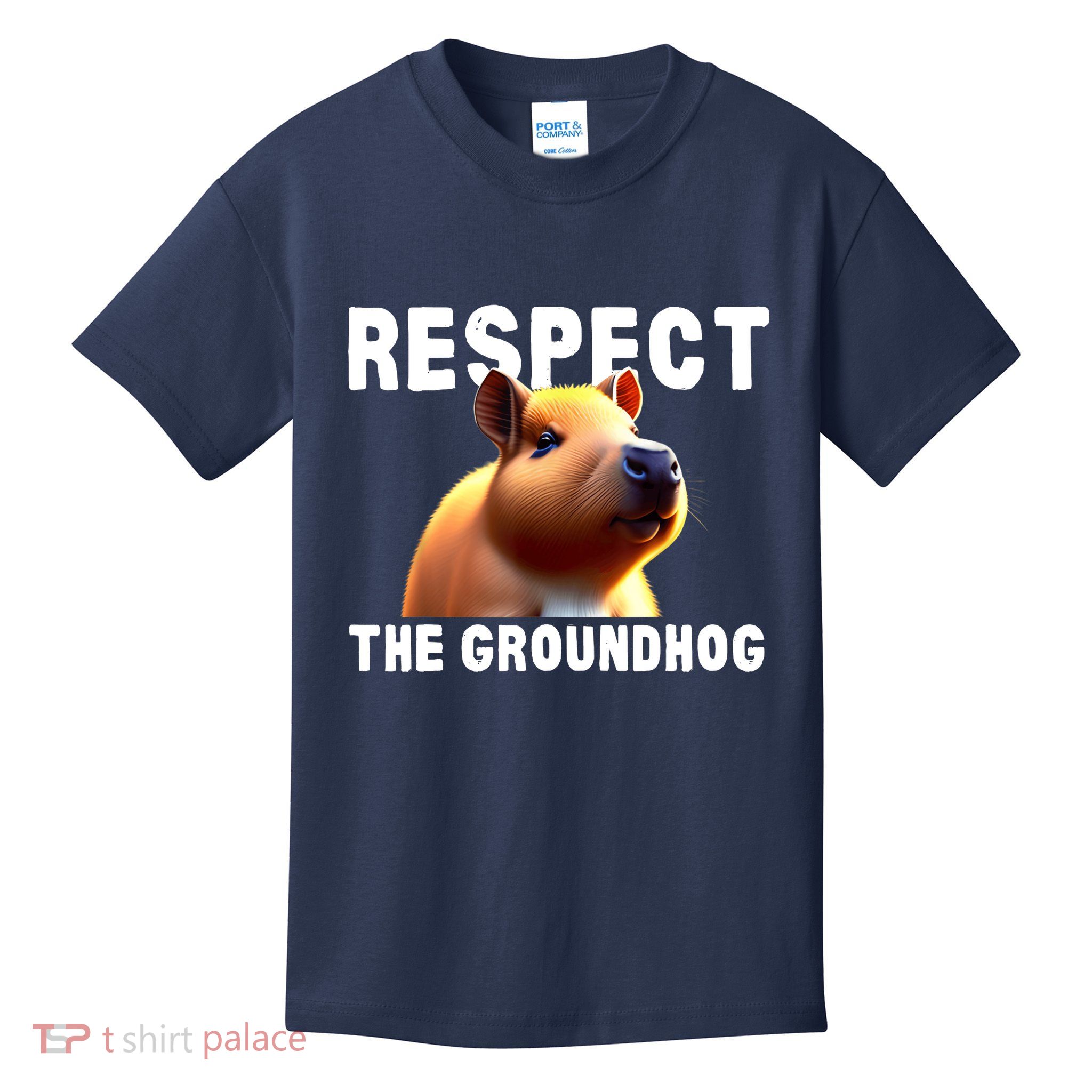 Respect The Groundhog GroundHog Day Kids T-Shirt