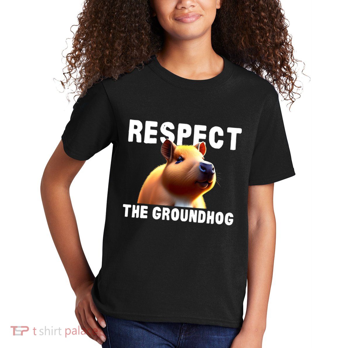 Respect The Groundhog GroundHog Day Kids T-Shirt