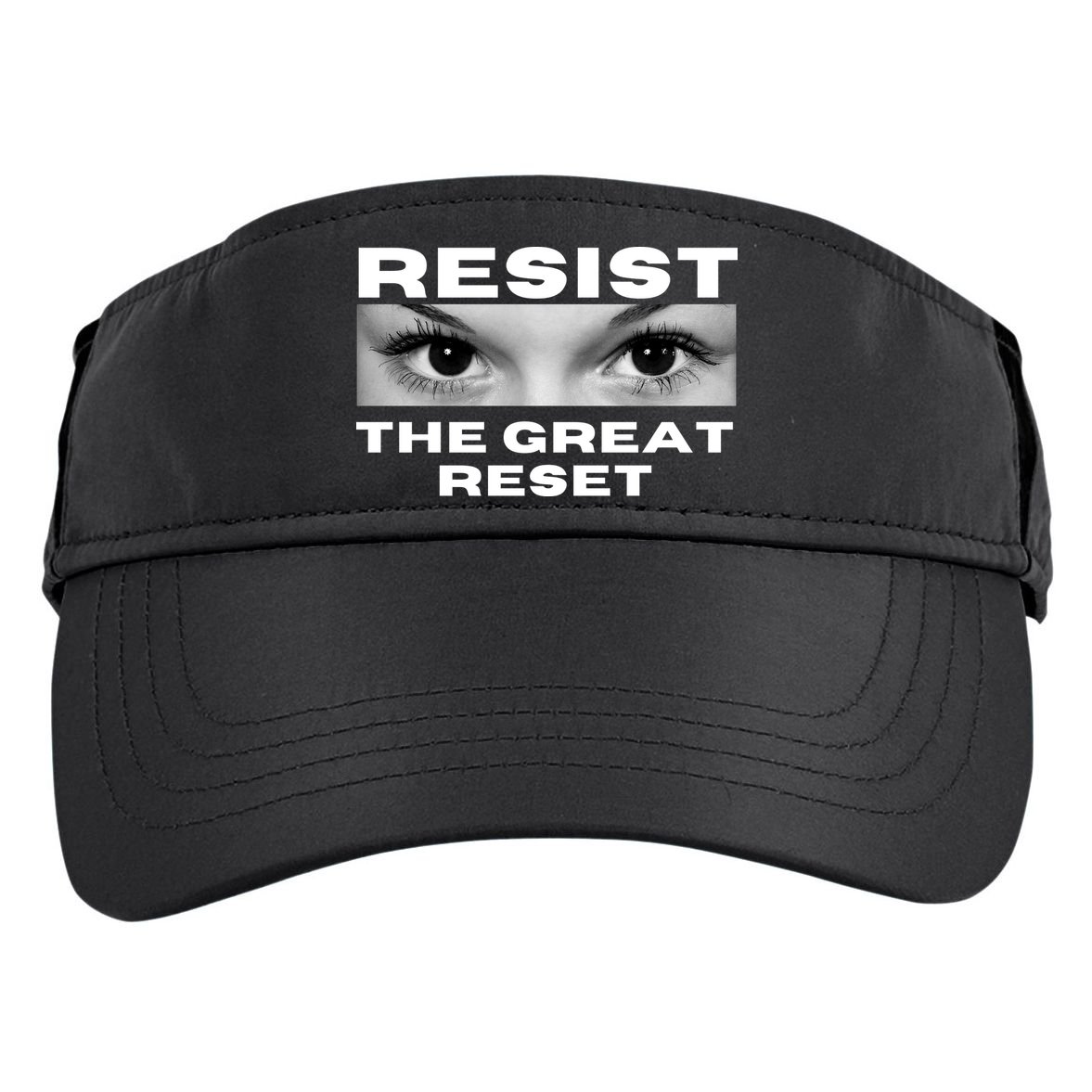 Resist The Great Reset MAGA Conservative Adult Drive Performance Visor