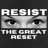 Resist The Great Reset MAGA Conservative Adult Drive Performance Visor