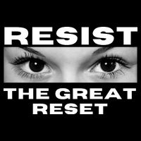Resist The Great Reset MAGA Conservative Cooling Performance Long Sleeve Crew