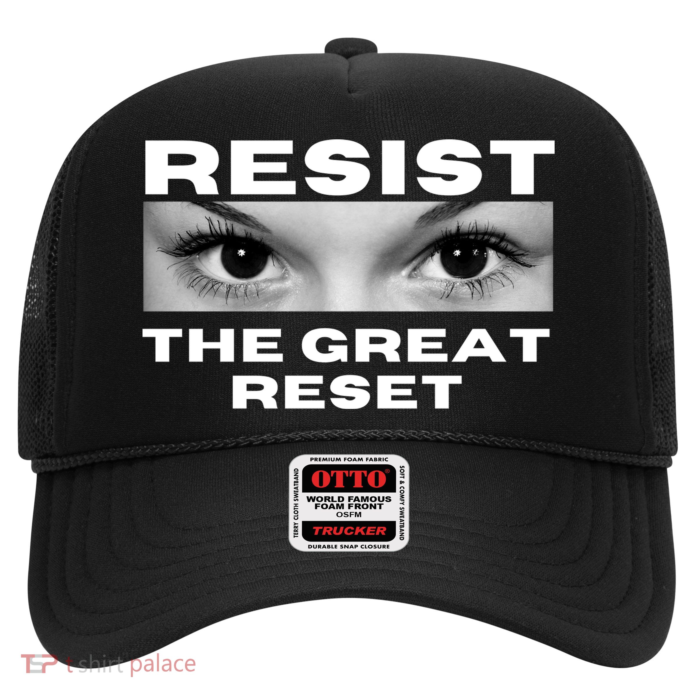 Resist The Great Reset MAGA Conservative Trucker Hat