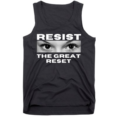 Resist The Great Reset MAGA Conservative Tank Top