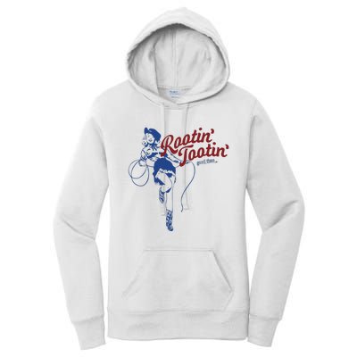 Rootin Tootin Good Time Funny Cowgirl Saying Women's Pullover Hoodie