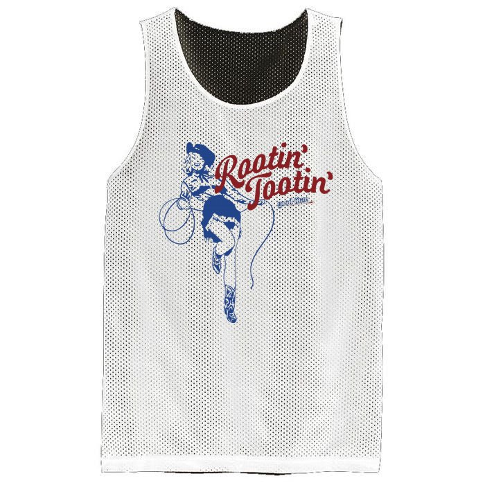 Rootin Tootin Good Time Funny Cowgirl Saying Mesh Reversible Basketball Jersey Tank