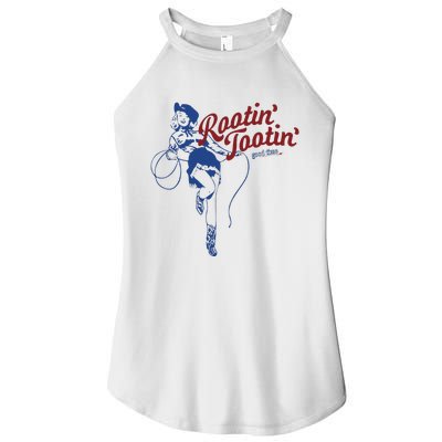 Rootin Tootin Good Time Funny Cowgirl Saying Women’s Perfect Tri Rocker Tank