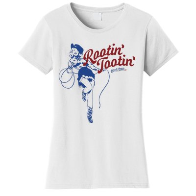 Rootin Tootin Good Time Funny Cowgirl Saying Women's T-Shirt