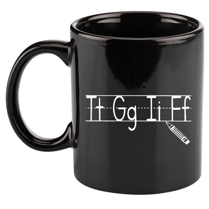 Retro Thank God Its Friday TGIF Friday Teacher 11oz C Handle Ceramic Mug