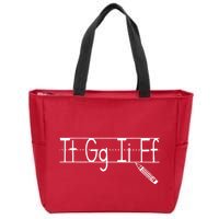 Retro Thank God Its Friday TGIF Friday Teacher Zip Tote Bag