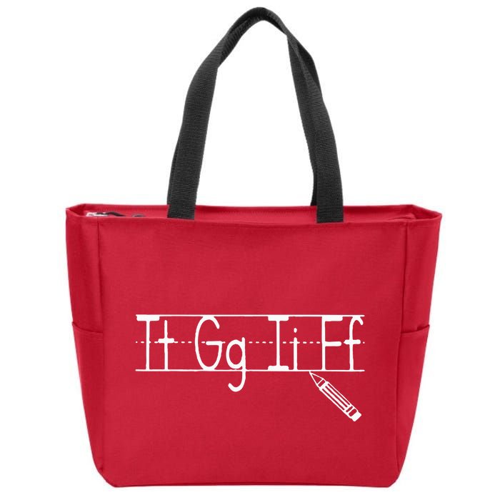 Retro Thank God Its Friday TGIF Friday Teacher Zip Tote Bag