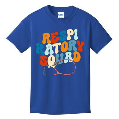 Respiratory Therapist Graphic Respiratory Squad Gift Kids T-Shirt