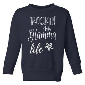 Rockin This Glamma Life Special Grandma Toddler Sweatshirt