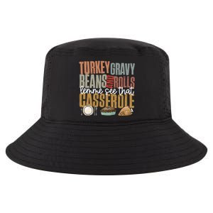 Retro Turkey Gravy Beans And Rolls Let Me See That Casserole Gift Cool Comfort Performance Bucket Hat