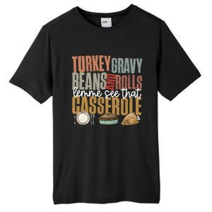 Retro Turkey Gravy Beans And Rolls Let Me See That Casserole Gift Tall Fusion ChromaSoft Performance T-Shirt