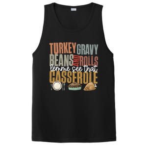 Retro Turkey Gravy Beans And Rolls Let Me See That Casserole Gift PosiCharge Competitor Tank