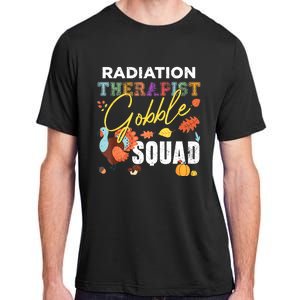 Radiation Therapist Gobble Squad Thanksgiving Matching Adult ChromaSoft Performance T-Shirt