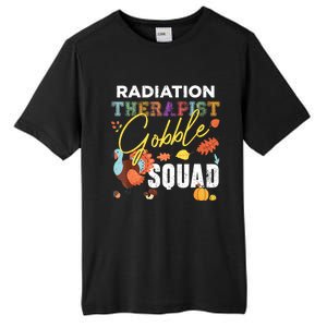 Radiation Therapist Gobble Squad Thanksgiving Matching Tall Fusion ChromaSoft Performance T-Shirt