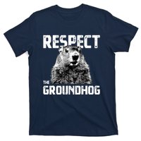 Respect The Groundhog Funny Woodchuck T-Shirt