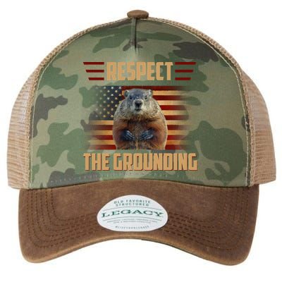 Respect The Grounding, Groundhog Day Legacy Tie Dye Trucker Hat