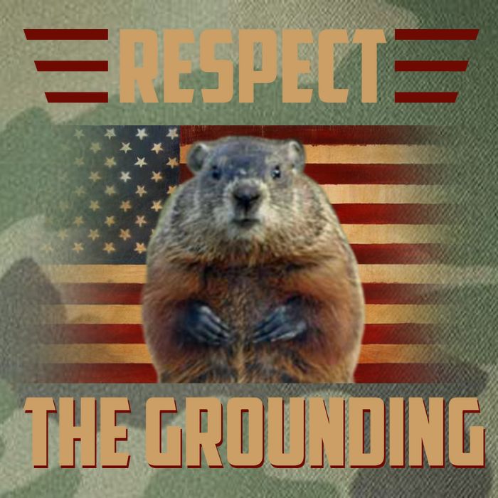 Respect The Grounding, Groundhog Day Legacy Tie Dye Trucker Hat