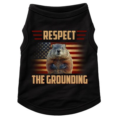 Respect The Grounding, Groundhog Day Doggie Tank