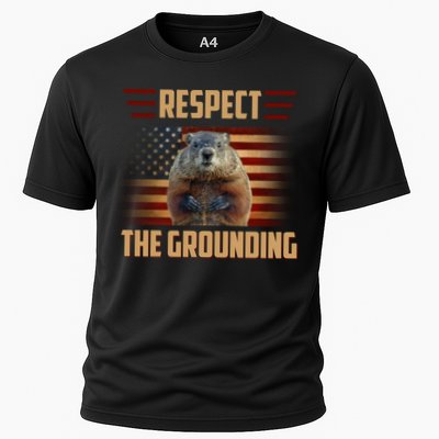 Respect The Grounding, Groundhog Day Performance Shirt