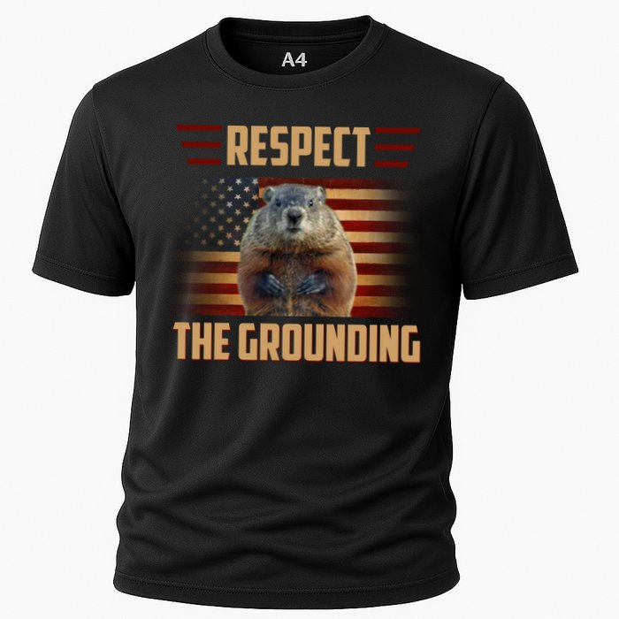 Respect The Grounding, Groundhog Day Performance Shirt