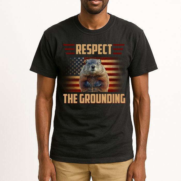 Respect The Grounding, Groundhog Day Tall T-Shirt