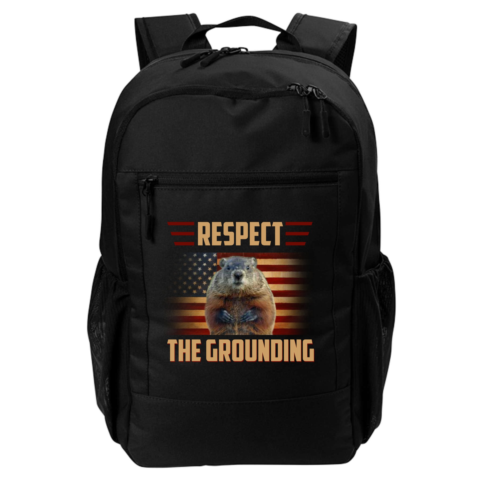 Respect The Grounding, Groundhog Day Backpack