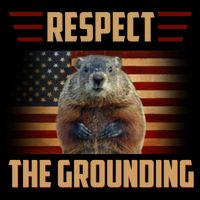 Respect The Grounding, Groundhog Day Drawstring Bag