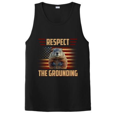 Respect The Grounding, Groundhog Day PosiCharge Competitor Tank