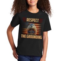 Respect The Grounding, Groundhog Day Kids T-Shirt
