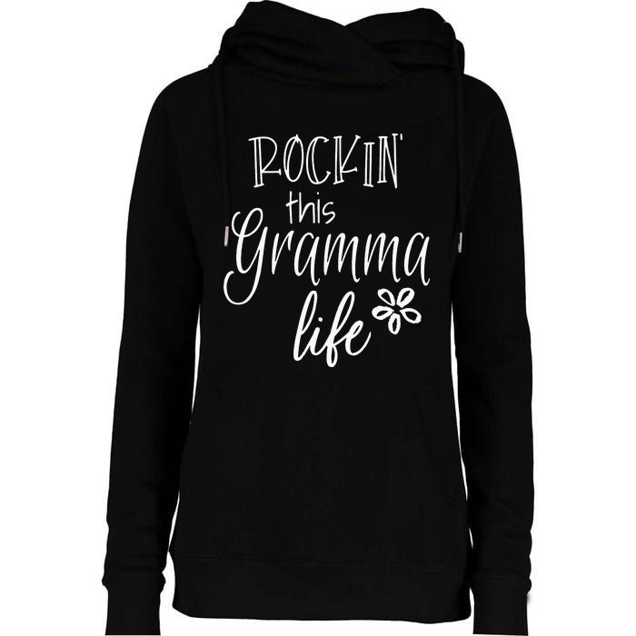 Rockin This Gramma Life Special happy mother's day Womens Funnel Neck Pullover Hood