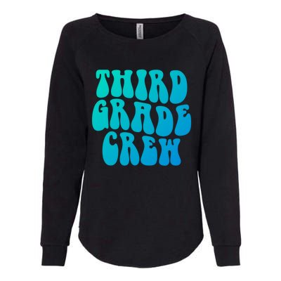 Retro Third Grade Crew 3Rd Grade Teacher Back To School Cool Gift Womens California Wash Sweatshirt