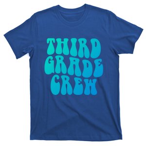 Retro Third Grade Crew 3Rd Grade Teacher Back To School Cool Gift T-Shirt