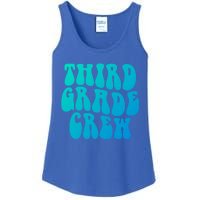 Retro Third Grade Crew 3Rd Grade Teacher Back To School Cool Gift Ladies Essential Tank