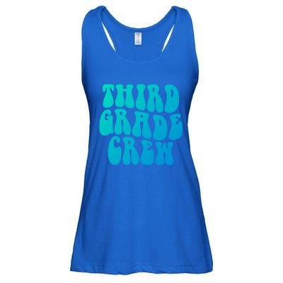 Retro Third Grade Crew 3Rd Grade Teacher Back To School Cool Gift Ladies Essential Flowy Tank