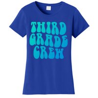 Retro Third Grade Crew 3Rd Grade Teacher Back To School Cool Gift Women's T-Shirt