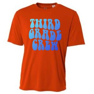 Retro Third Grade Crew 3Rd Grade Teacher Back To School Cool Gift Cooling Performance Crew T-Shirt