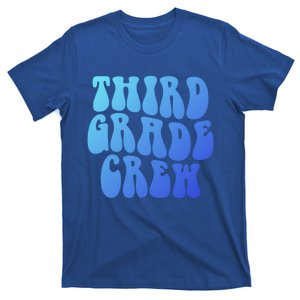 Retro Third Grade Crew 3Rd Grade Teacher Back To School Cool Gift T-Shirt